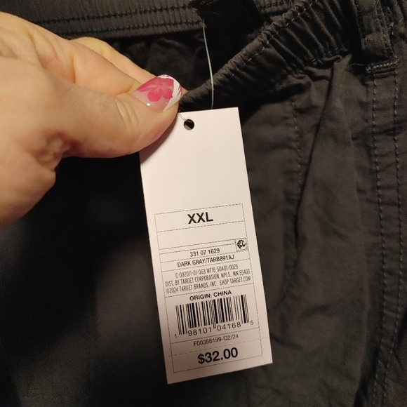 Casual Dark Grey Cargo Pants, Size XXL - Picture 3 of 7